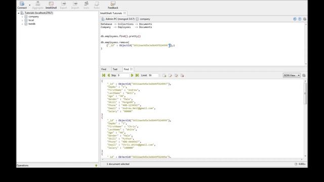 MongoDB Tutorial for Beginners - 9 - Remove Documents смотреть онлайн