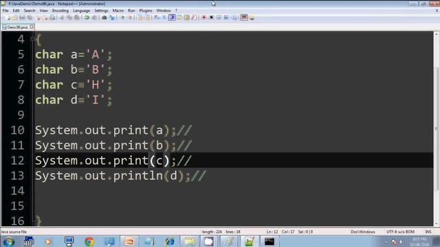 Lecture 44 string data type in java part 1 in hindi смотреть онлайн