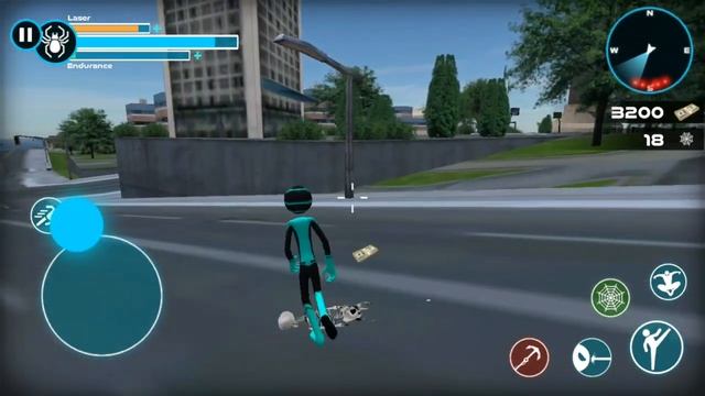 Amazing Stickman Spider Rope Gangster Vice City | Rescue City Stickman Spider Rope Android GamePlay смотреть онлайн