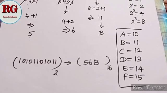 Conversion of Binary number to Hexadecimal number in Tamil (part 1) смотреть онлайн