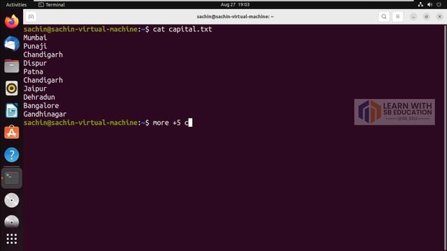 FYBSC- CS Linux Practical 3A || Ubuntu Commands || LINUX OS смотреть онлайн