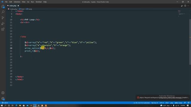 46 php bangla tutorial |array slice, array splice, array unique,array sum смотреть онлайн