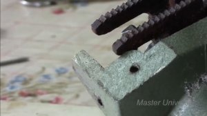 Мешкозашивочная машина GK9 - 2.  Основные регулировки и смазка. Видео № 289.