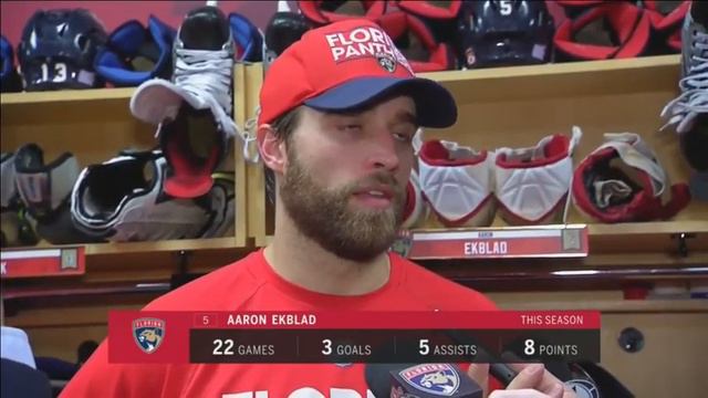 Aaron Ekblad -- Florida Panthers vs. Chicago Blackhawks 11/25/2017 смотреть онлайн