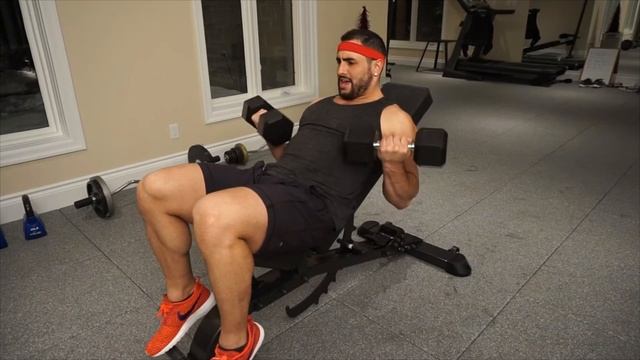 How To: Seated Incline Dumbbell Biceps Curls Form (Seated Incline 2-Arm Curls)
