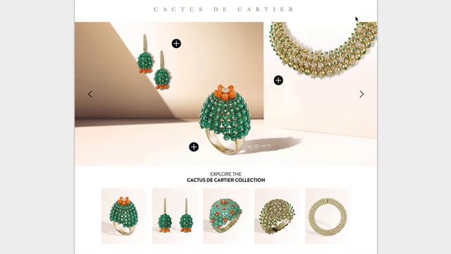 Cartier Cactus - Microsite presentation смотреть онлайн