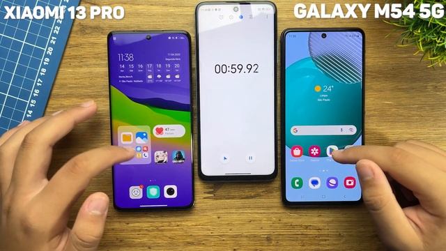XIAOMI 13 PRO VS GALAXY M54 5G - FIRST SPEED TEST смотреть онлайн