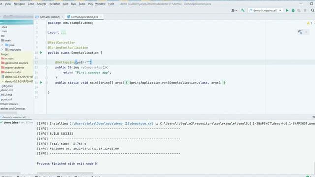 Beginners TUTORIAL : SPRING-BOOT with DOCKER compose смотреть онлайн