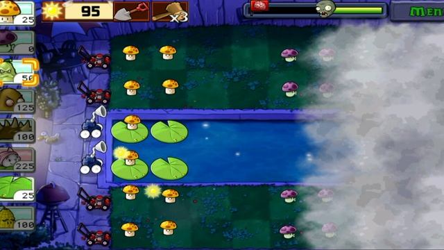 Plants vs Zombies : Survival - Fog смотреть онлайн
