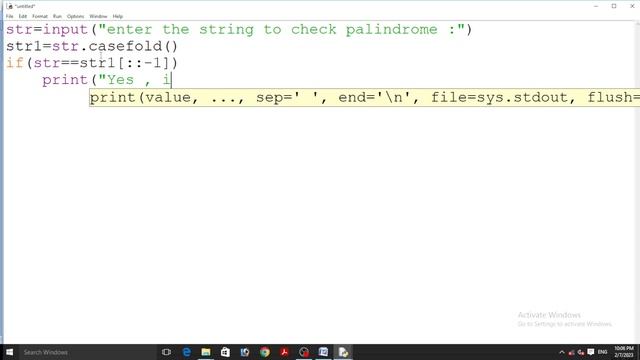 Palindrome Number In Python || use in palindrome number in python смотреть онлайн