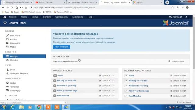 How To Install Joomla | Joomla Tutorial 2019 | WordPress Vs Joomla смотреть онлайн