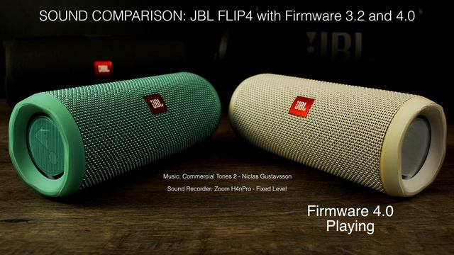 JBL FLIP4 - Firmware Comparison V3.2 Vs 4.0
