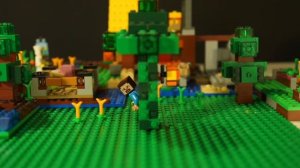 Приключения в Шахтах LEGO Minecraft - Лего НУБик Майнкрафт и ФНАФ FNAF
