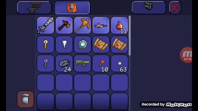 Terraria Play (создание мега акулы) смотреть онлайн