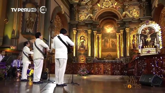 Perdón - (Los Panchos Peruanos) al Sr de Los Milagros en el programa Una y Mil Voces смотреть онлайн