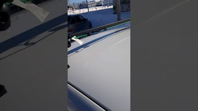 Установка багажника на Приора седан (хечбек) смотреть онлайн