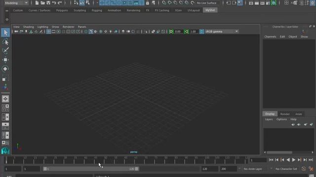 Вводный курс по Autodesk Maya - Shelf смотреть онлайн