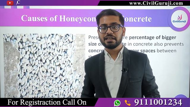 Reasons of Honeycombs in Concrete | Big Mistakes during Concrete Casting || By CivilGuruji смотреть онлайн