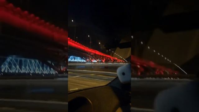 Любимый город Красноярск! Новый 4й мост и развязка. Красиво не правда ли? А вы уже прокатились? смотреть онлайн