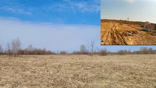 Первый раз в жизни летаю в FPV шлеме. Тест драйв Eachine Tyro79s RTF смотреть онлайн
