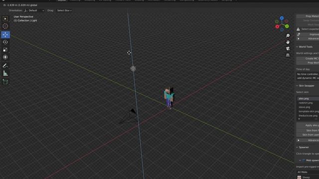 Render your Minecraft skin in Blender смотреть онлайн