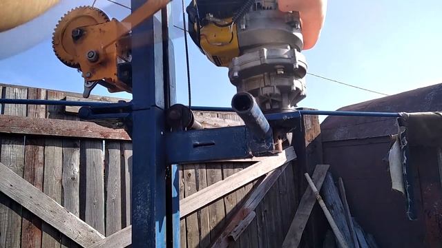 Моя буровая Бензобур Стойка для бензобура своими руками Ручной бензобур Бурим своими руками смотреть онлайн