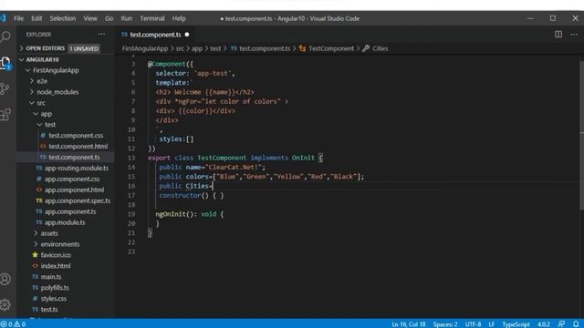 Ngfor Directive in Angular |#16| Angular Tutorial, Ngfor examples смотреть онлайн