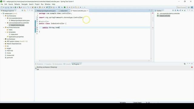 How to set up Spring Boot Web project with Thymeleaf template engine смотреть онлайн