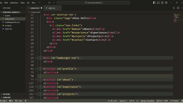 Build Latest Free Personal Portfolio Full Website 2024 with source code | CodelabWeb смотреть онлайн