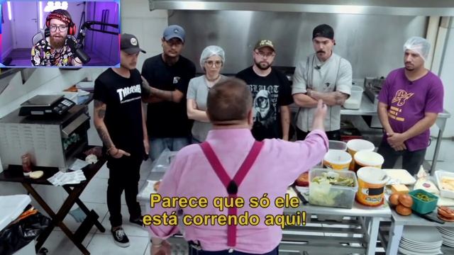 Luba reage a Pesadelo na Cozinha - Hero's Burger смотреть онлайн
