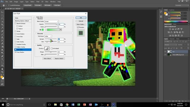 HOW TO MAKE EPIC PROFESSIONAL MINECRAFT THUMBNAILS IN PHOTOSHOP CS6! WITH YOUR SKIN IN 3D! смотреть онлайн