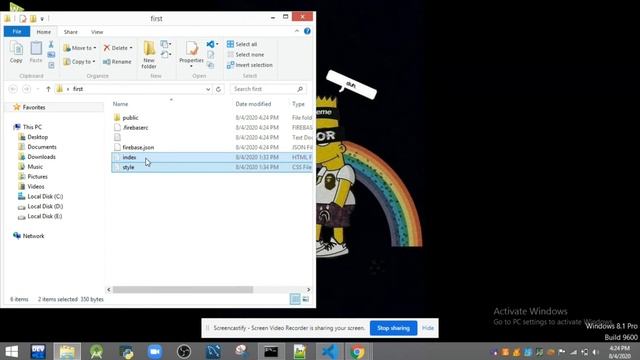 Firebase hosting with 2 commands смотреть онлайн
