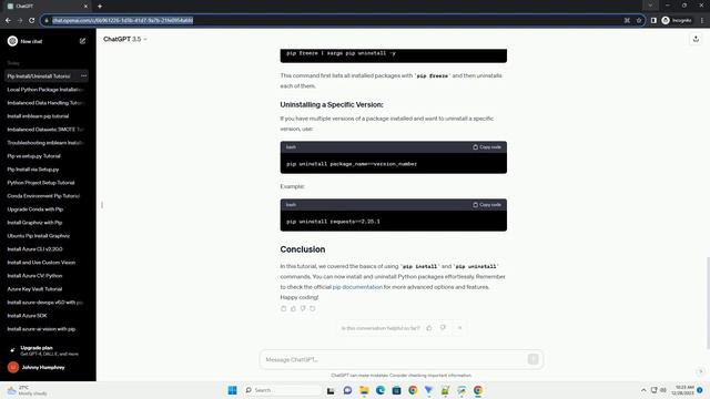 pip install e uninstall смотреть онлайн