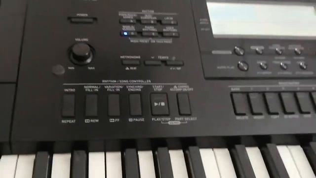CASIO WK - 7600 выбор ритма. смотреть онлайн
