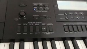 CASIO WK - 7600  выбор ритма.