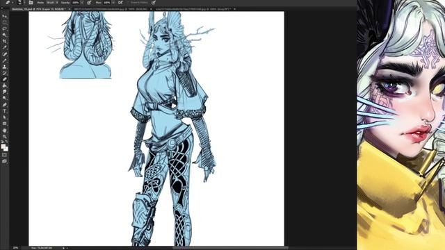 Character Design - Odin's Oracle - #characterdesign #animeart // 1000%Speed смотреть онлайн