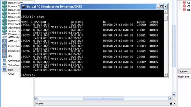 Добавление компьютера в GNS3 (add Host In Gns3)