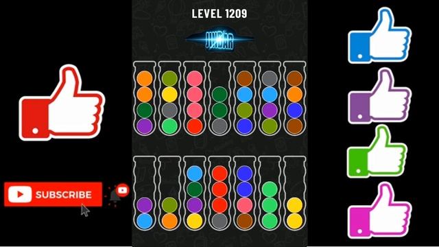 Ball Sort Puzzle Level 1209 смотреть онлайн