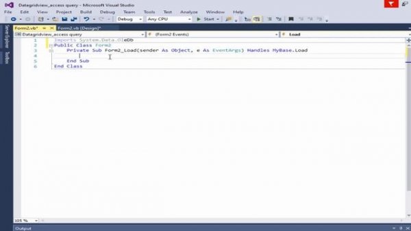 Visual Basic. NET: Fill DataGridView from 2 tables in access database using Queries