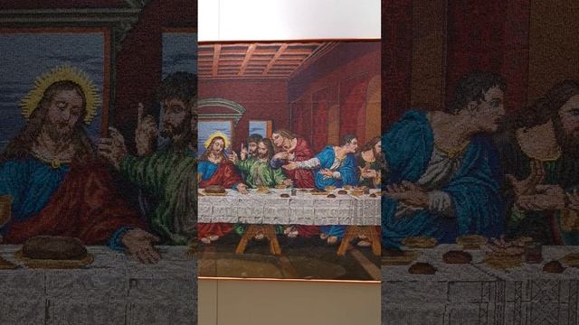 Картина в бисере "Тайная вечеря" XIX века смотреть онлайн