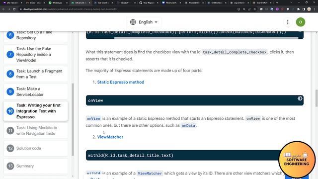 Advanced Android Testing in Kotlin to Test Doubles and Dependency Injection part-10 смотреть онлайн