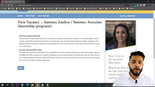 Goldman Sachs Internship | How to get an Internship #internshipsforcollegestudents смотреть онлайн