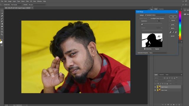 How to use the "Color Range" | Photoshop Tutorial | смотреть онлайн