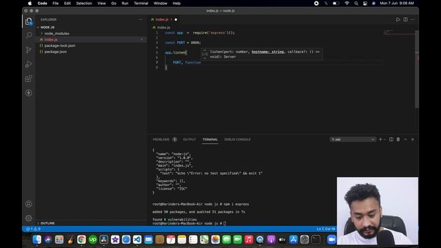 Start creating APIs with node.js in 5 mins смотреть онлайн