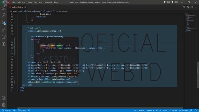 ReactJS | React props - Key prop y los Custom Components смотреть онлайн