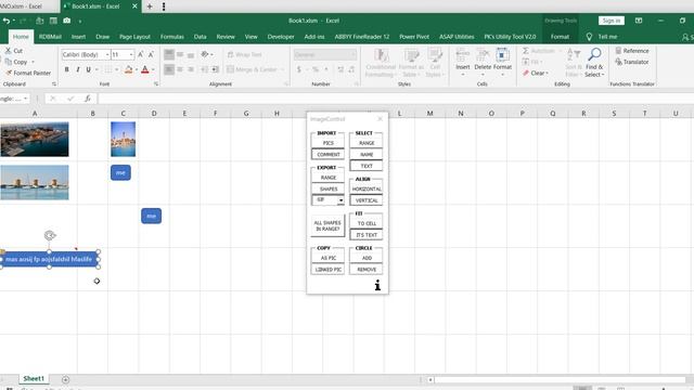 Excel Images: import, export, select, fit, align смотреть онлайн