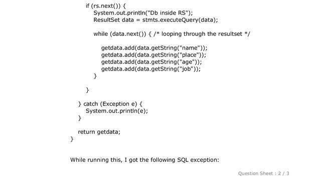 MySQL : How to use prepared statement for select query in Java? смотреть онлайн