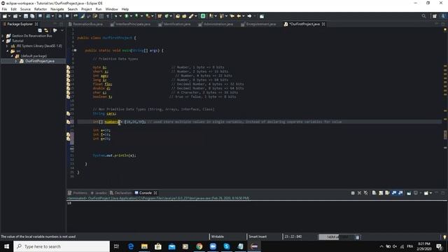 How To Declare a Variable - Java Tutorial For Absolute Beginners смотреть онлайн