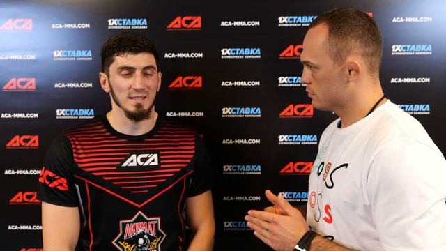 Знал, что закончу Педусона досрочно | Адлан Батаев после боя на ACA 144 смотреть онлайн