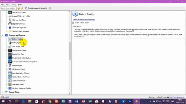 WINAERO TWEAKER TUTORIAL - WINDOWS 10 - FULL VERSION 2016 смотреть онлайн